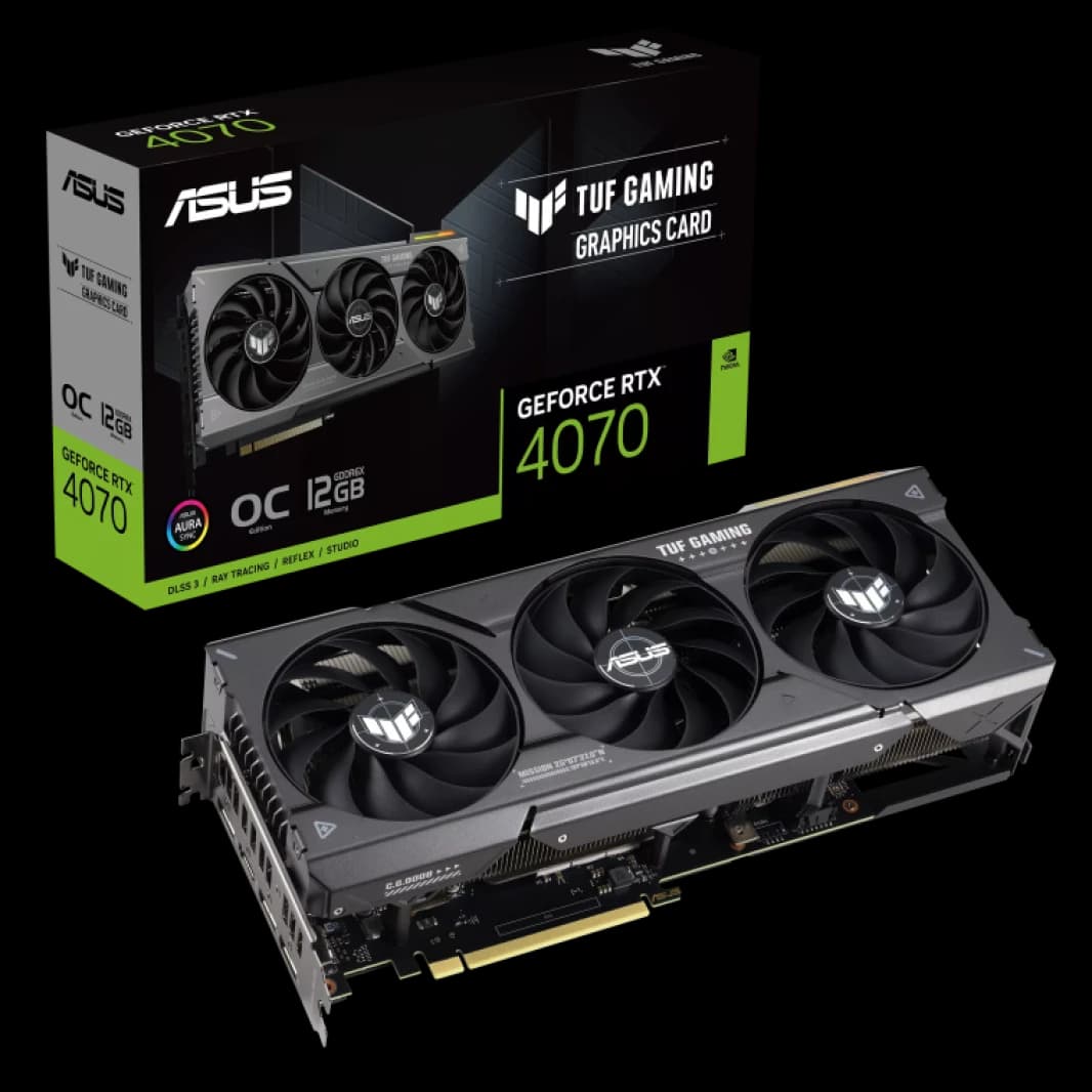 ASUS TUF Gaming GeForce RTX™ 4070 12GB GDDR6X - Graphics Card
