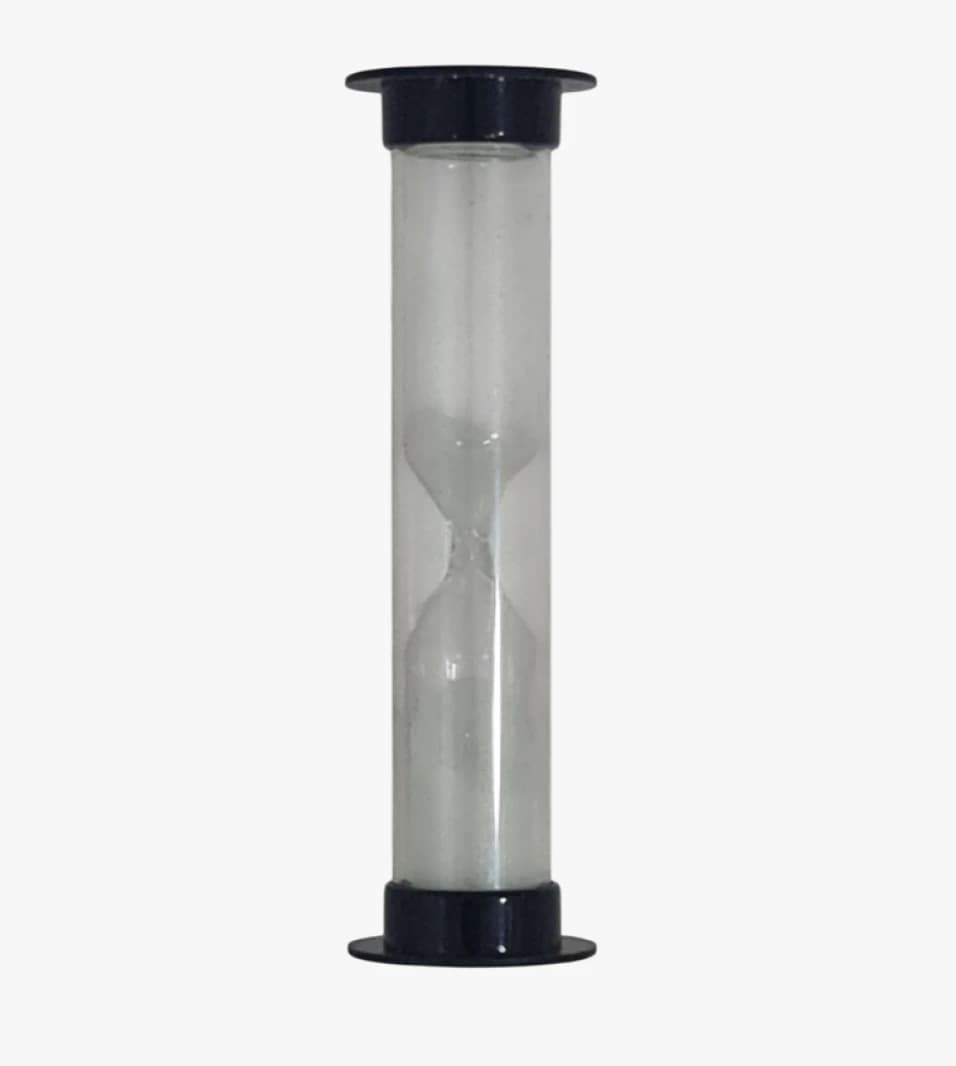 Elegant Countdown Hourglass with Clear Design for Precise Time Tracking for Children and Adults