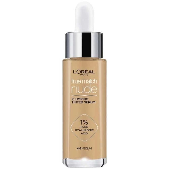 L'oreal True Match Nude Plumping Tinted Serum 4-5 Medium