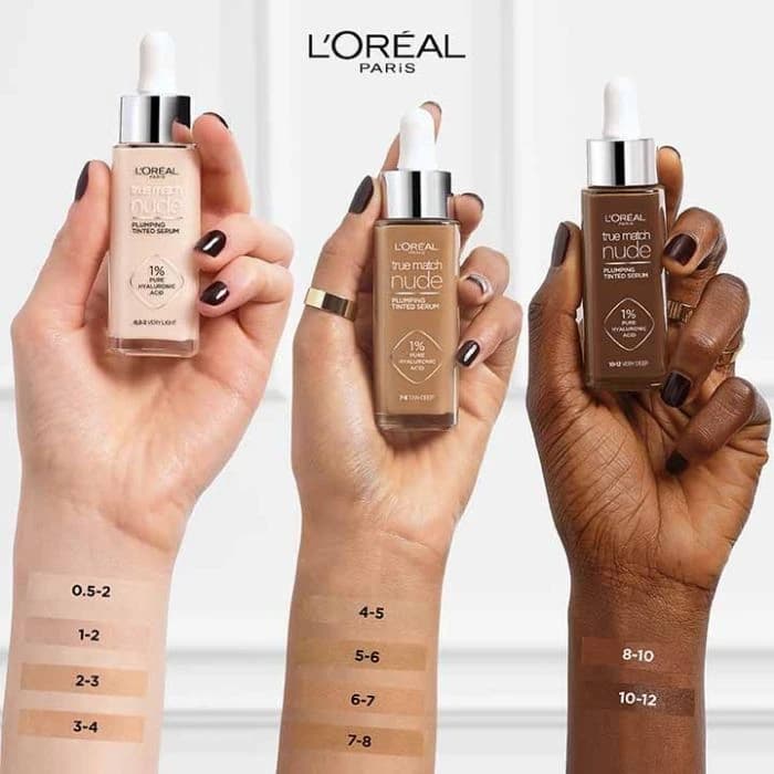 L'oreal True Match Nude Plumping Tinted Serum 5-6 Medium Tan