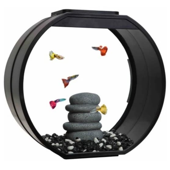 Deco O 10L- Black Aquarium