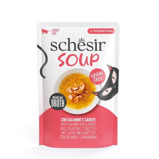 Schesir Pink Salmon in Soup 40g (6 Pack)