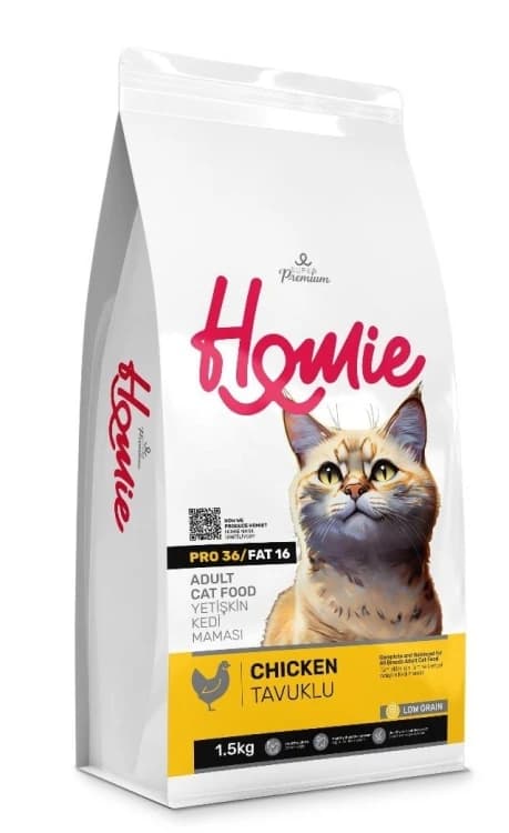 Homey Low Grain Adult Cat Food with Chicken