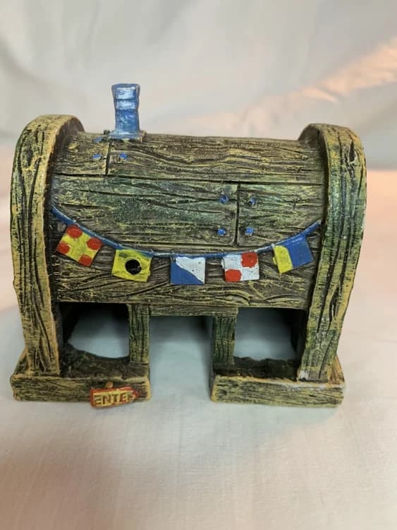 Aquarium Decorations - SpongeBob's House & Krusty Krab