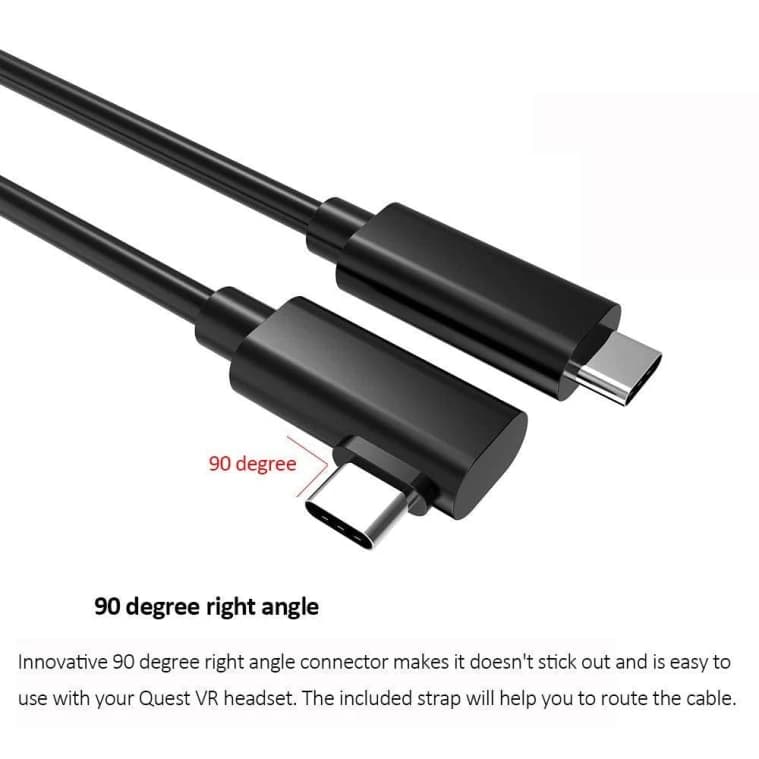 USB-C to USB-C Cable Compatible for Oculus