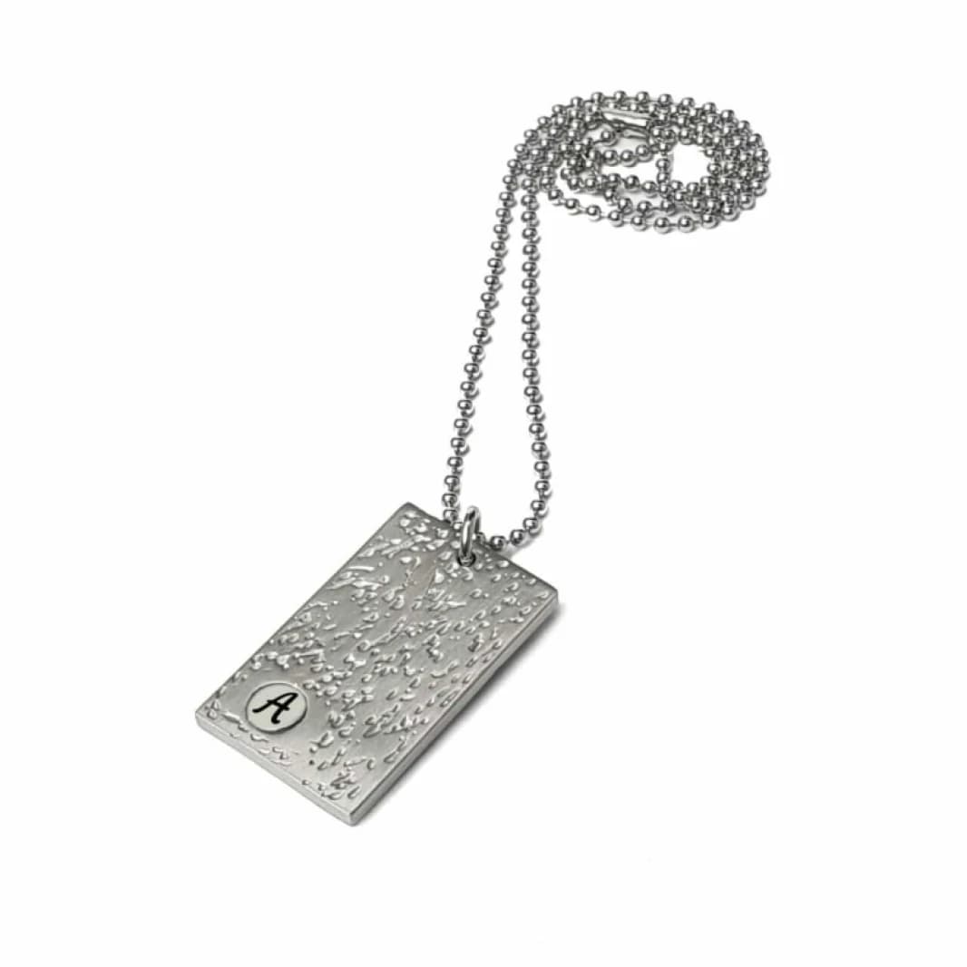قلادة عسكرية مستطيلة - Me1436
