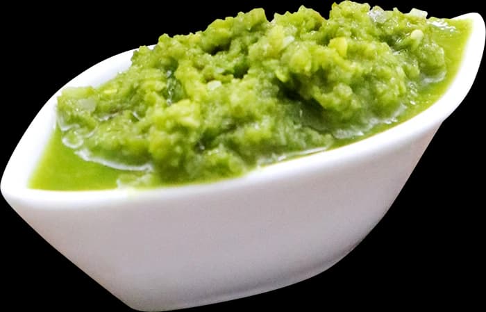 Green Chili with Garlic and Lemon