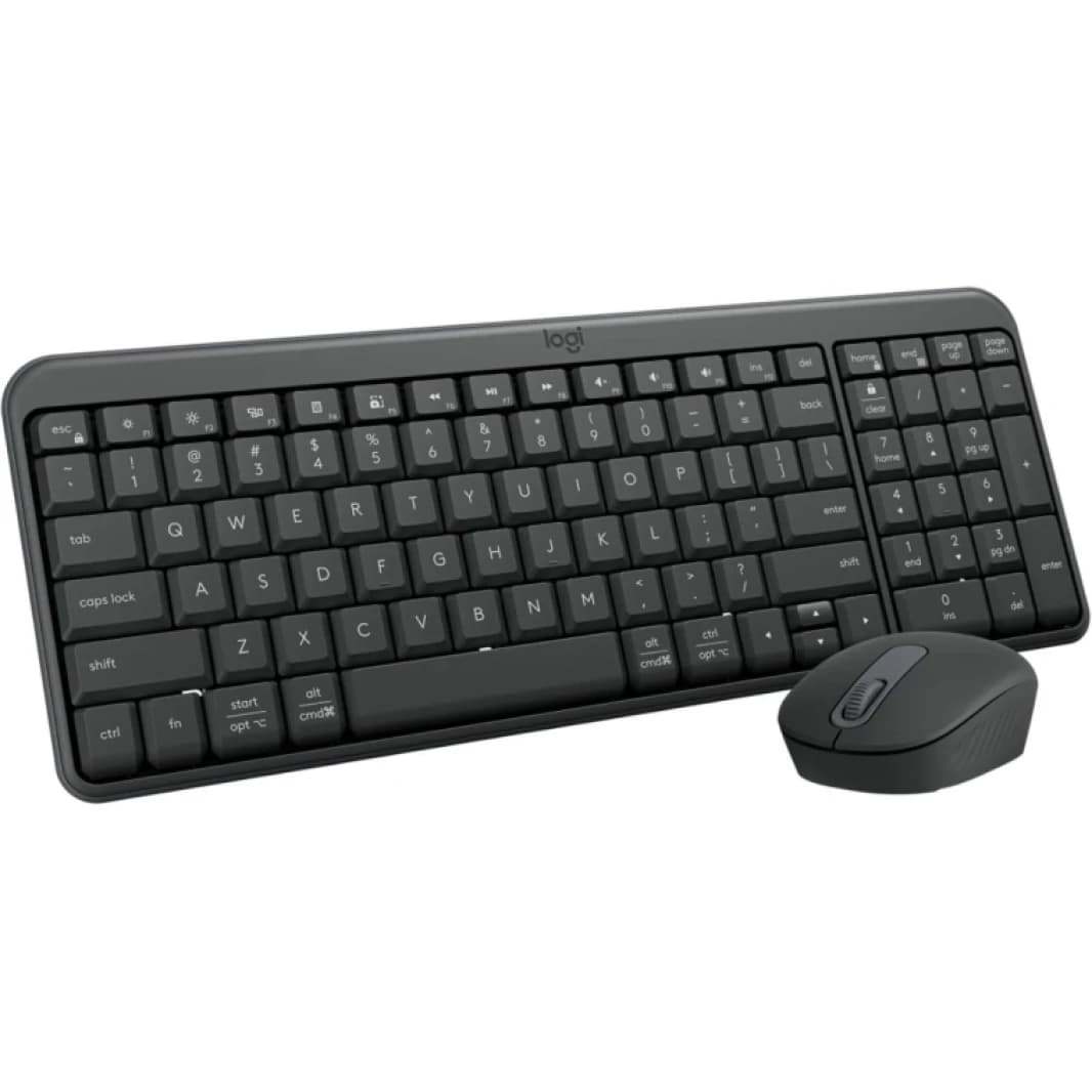 Logitech MK250 Bluetooth Wireless Mouse and Keyboard Combo | Durable Build - Windows/MacOS - Graphite