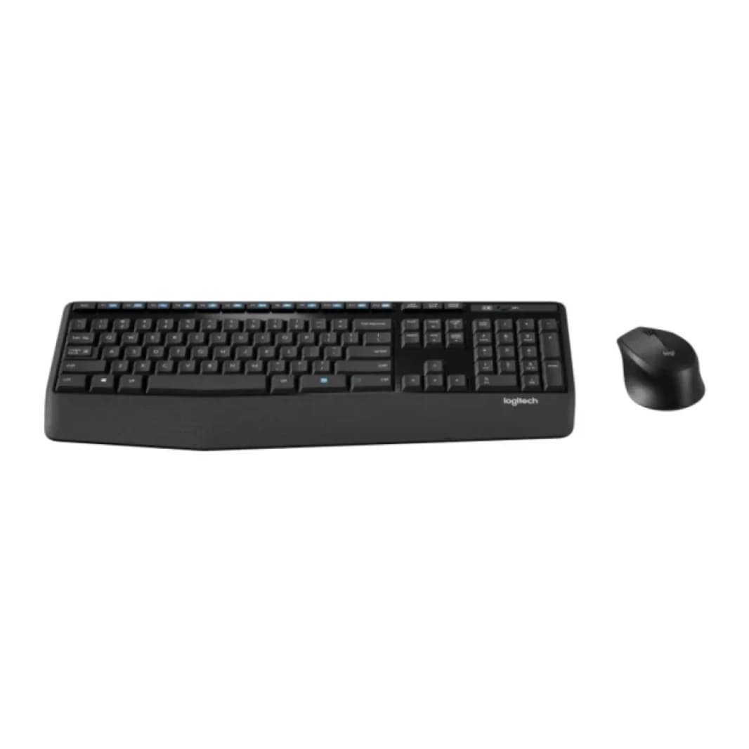 Logitech MK345 Wireless Keyboard and Mouse Combo with Palm Rest - Graphite