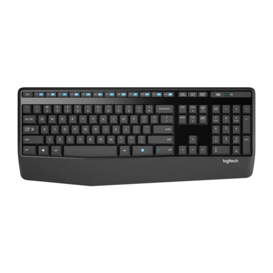 Logitech MK345 Wireless Keyboard and Mouse Combo with Palm Rest - Graphite