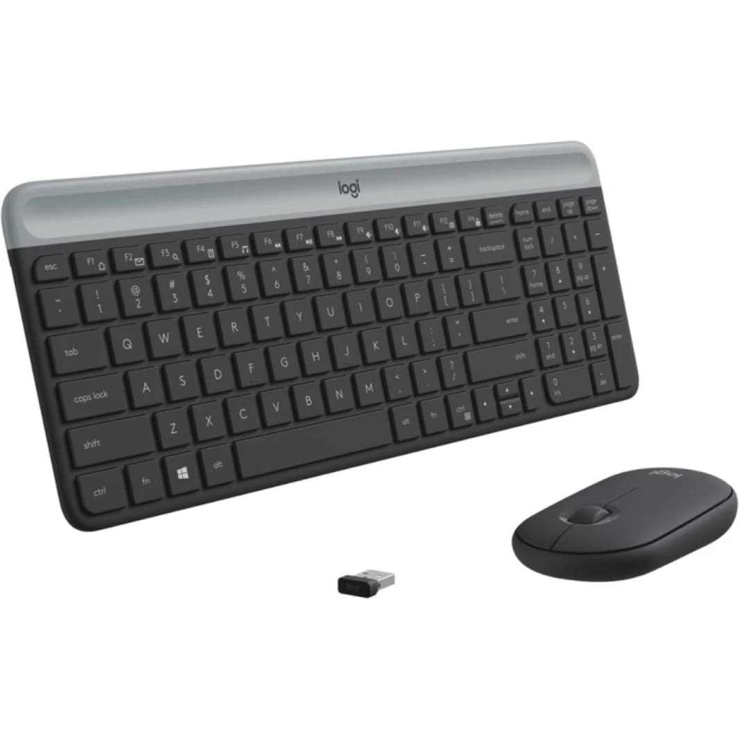 Logitech MK470 Slim Wireless Keyboard and Mouse Combo - Graphite