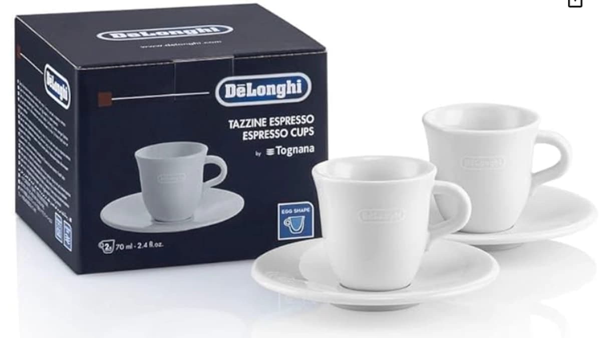 Delonghi Porcelain Espresso Cups