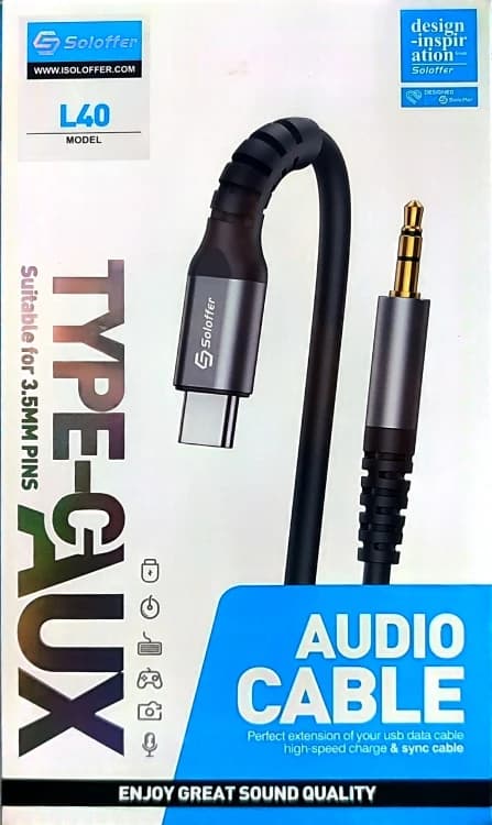 وصلة صوت TYPE-C من SoloffEr