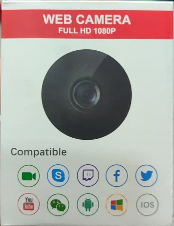 Laptop Webcam Full HD 1080P for Professional Video Conferencing and Everyday Use with Clear Audio and Video
