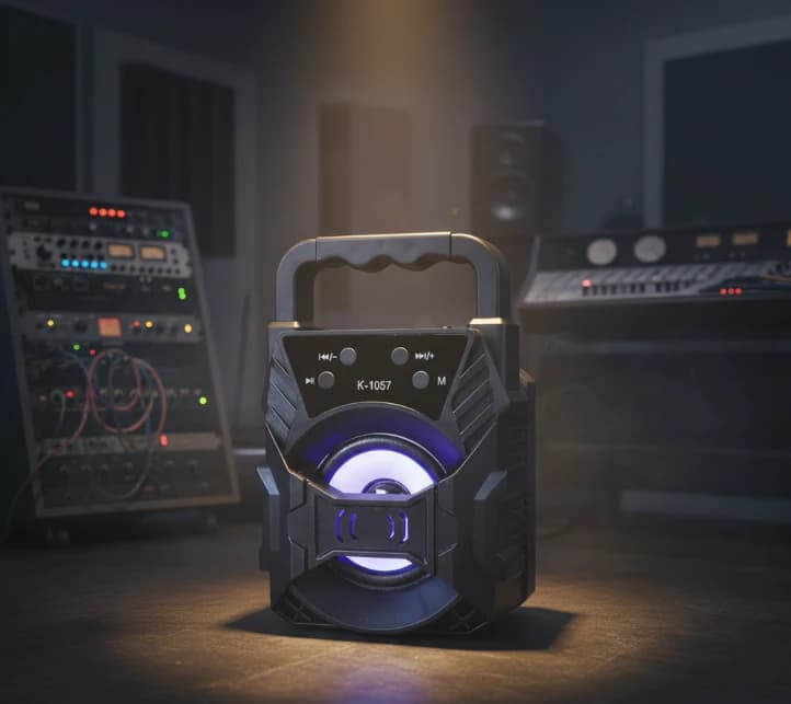 KTS 1057 Portable Wireless Speaker with Rechargeable Battery and Modern Design for Everyone