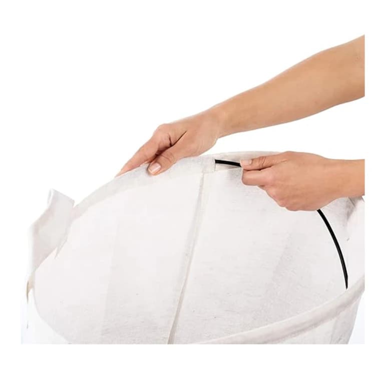 Rayen Laundry Basket - 55 x 40 cm, Black & White