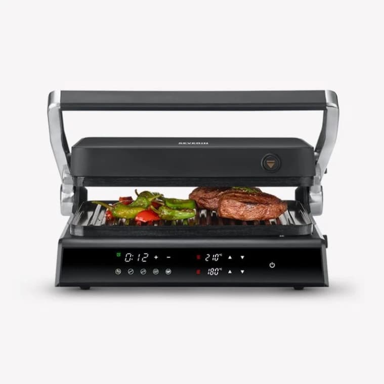 Severin Grill with Touch Display, Black/Silver 2399