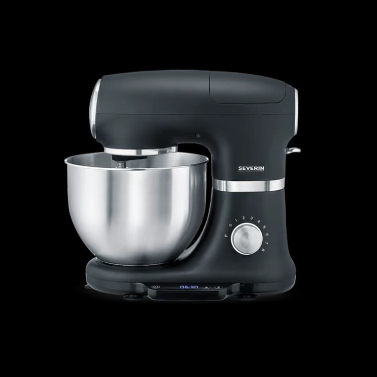 Severin 1000W Stand Mixer in Black - 3898