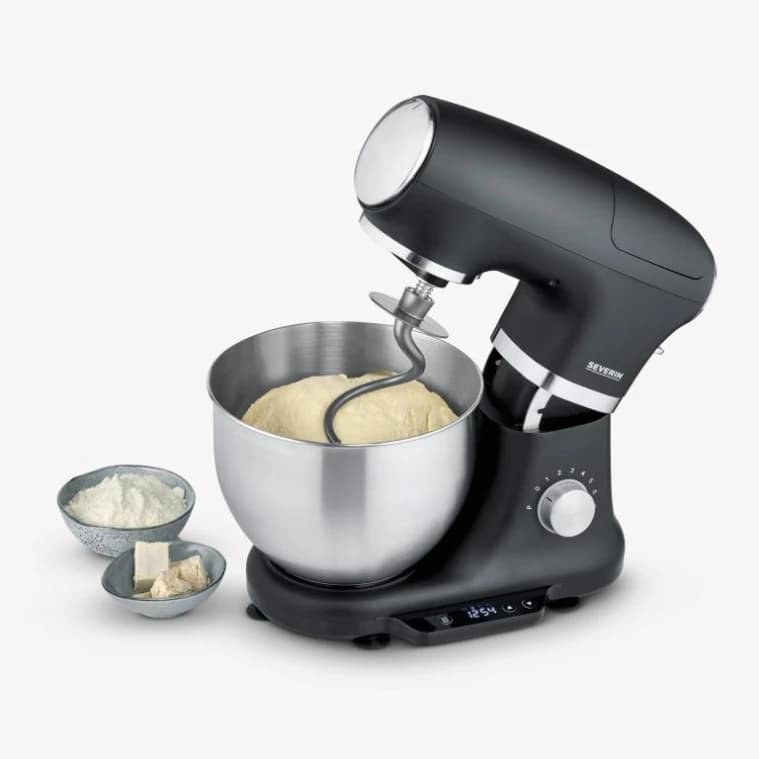 Severin 1000W Stand Mixer in Black - 3898