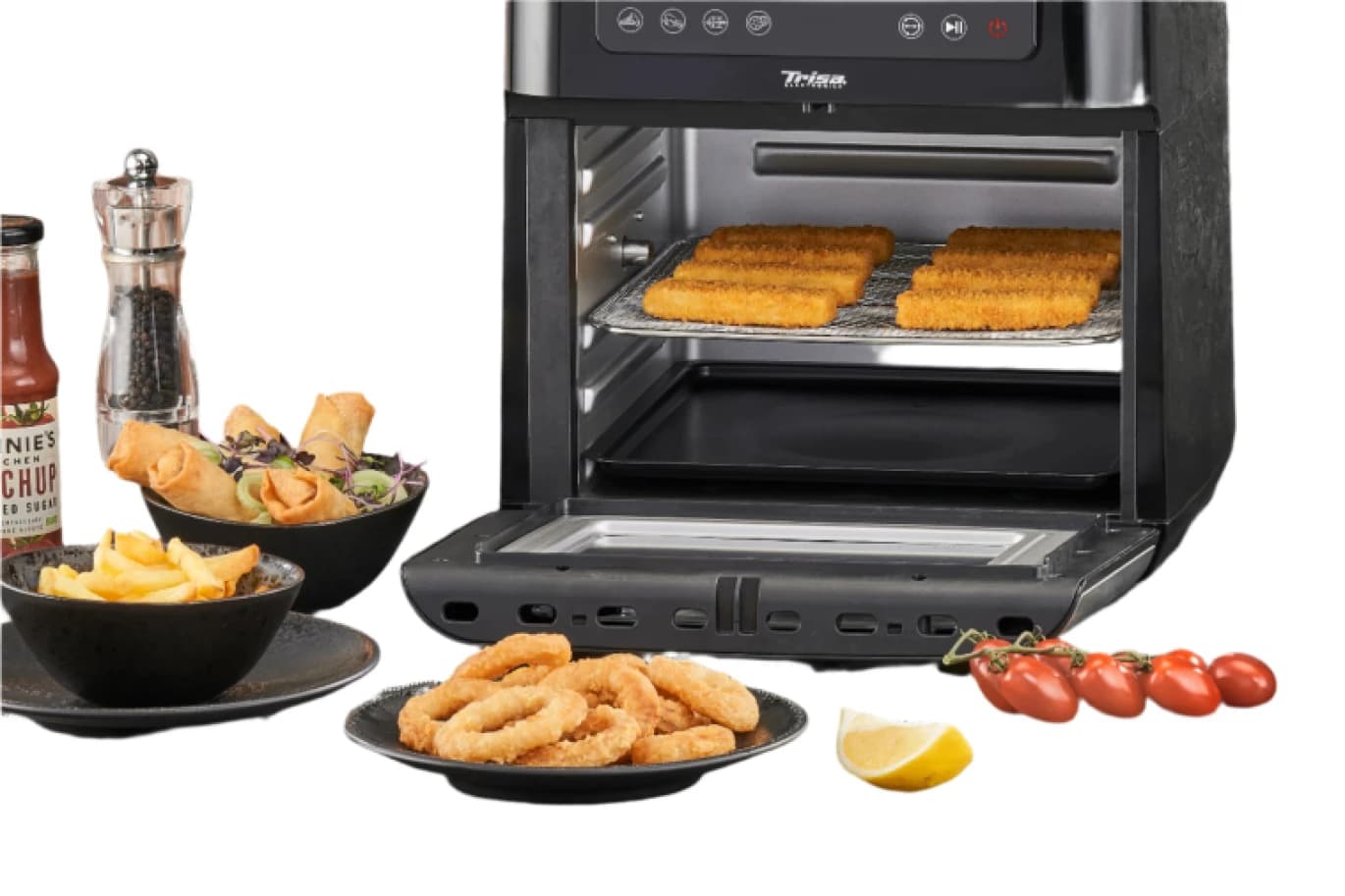 Trisa Hot Air Fryer, Crisp Master, 12Lit, 1800Watts, Black