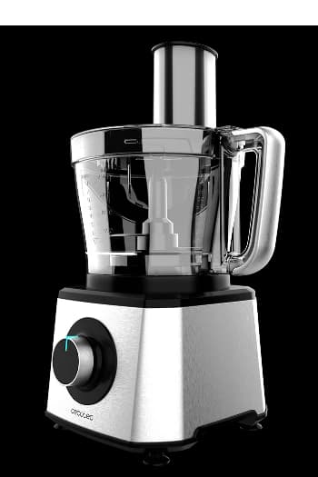 Cecotec Food Processor, 3Lit, 2000Watts, Stainless Steel