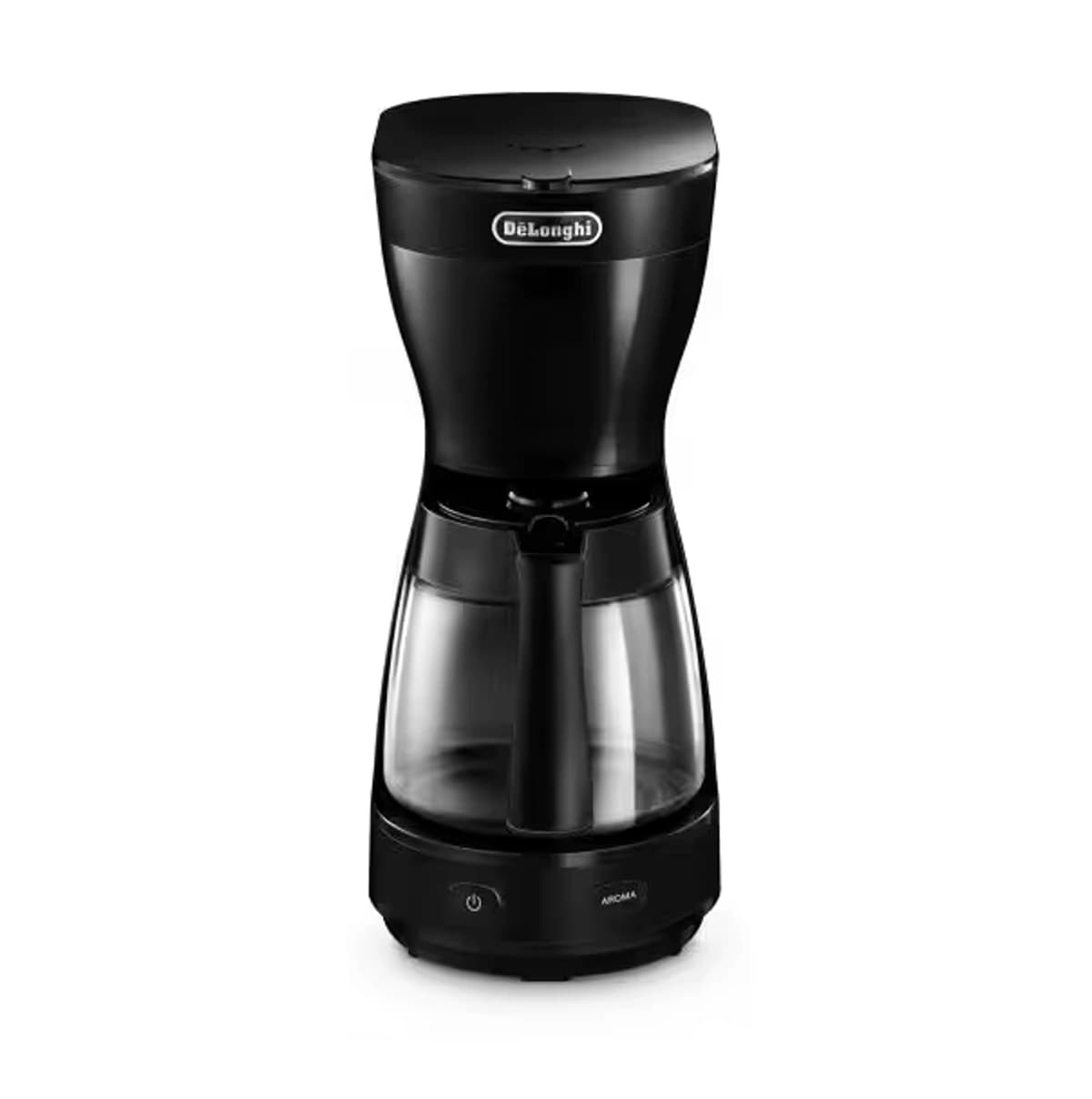 Delonghi ICM16 Series American Coffee Maker, 10 Cups, Glass Jug, Black