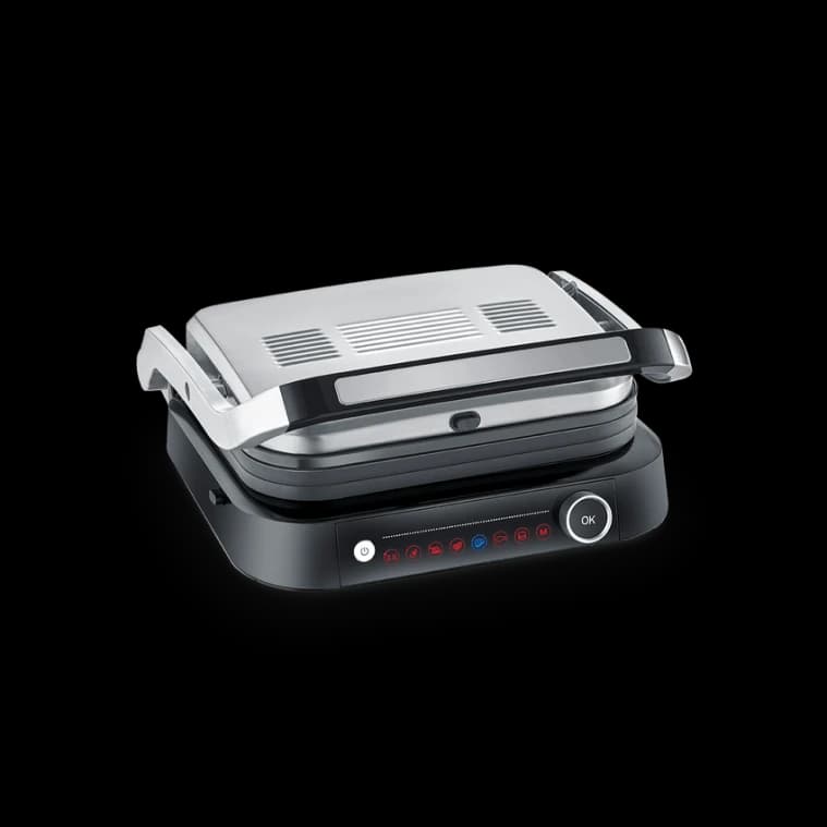 KG2395 Severin Grill with 7 Automatic Programs, 1800W, Black/Silver