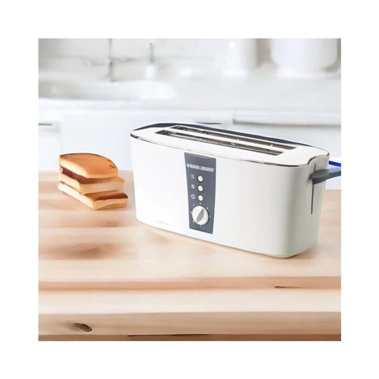 Black & Decker ET124 4-Slice Toaster, 1350W