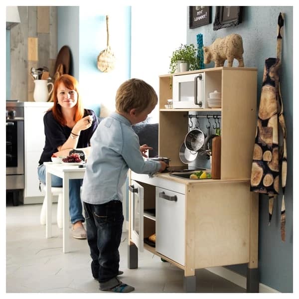 Play kitchen, birch, 72x40x109 cm