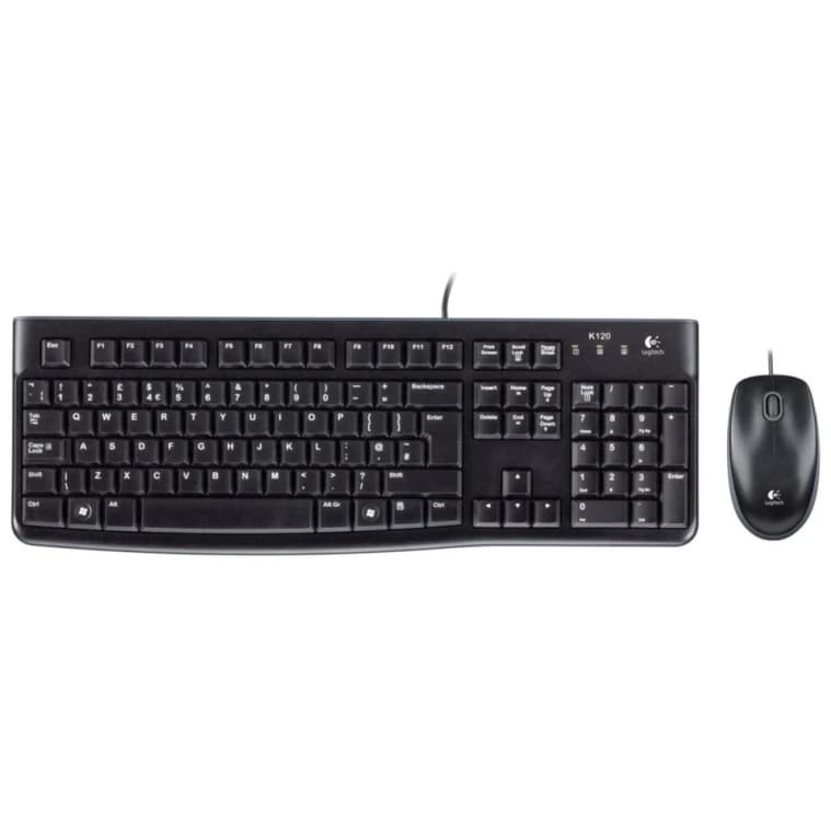 Logitech MK120 Wired Keyboard and Mouse Combo