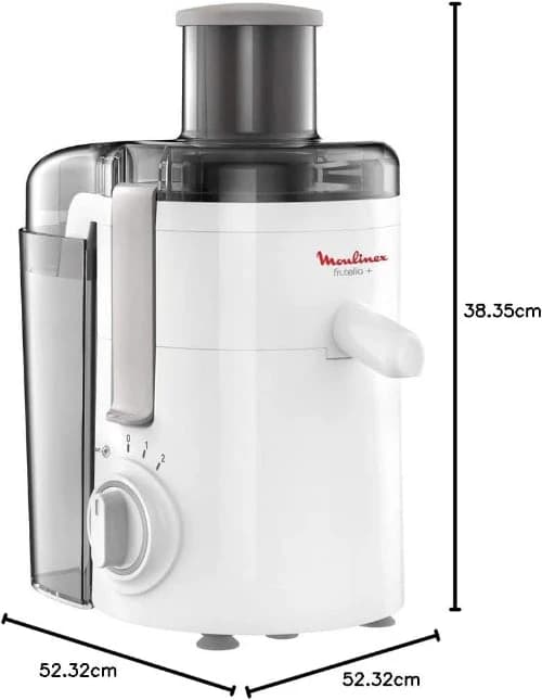 Moulinex Frutelia Juicer, 400Watts, White