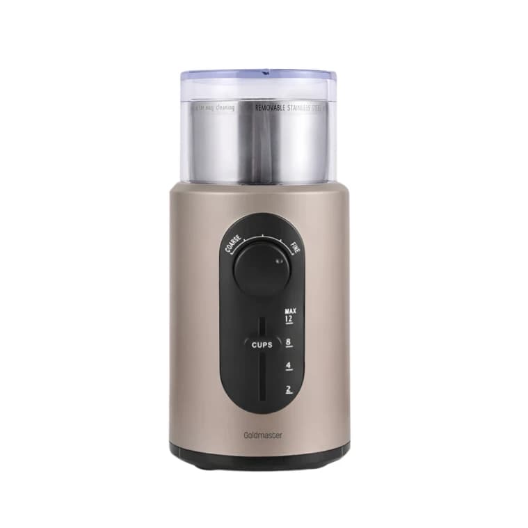 Gold Master Grinder, 70GR, 200Watts, Stainless Steel