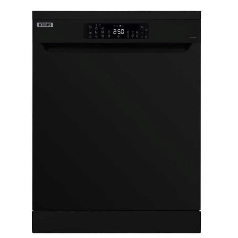 Ignis Free Stand Dishwasher, A+++, Safety System, 8 Programs, 15 Sets, Black