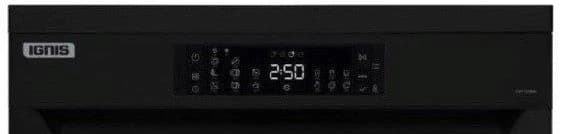 Ignis Free Stand Dishwasher, A+++, Safety System, 8 Programs, 15 Sets, Black