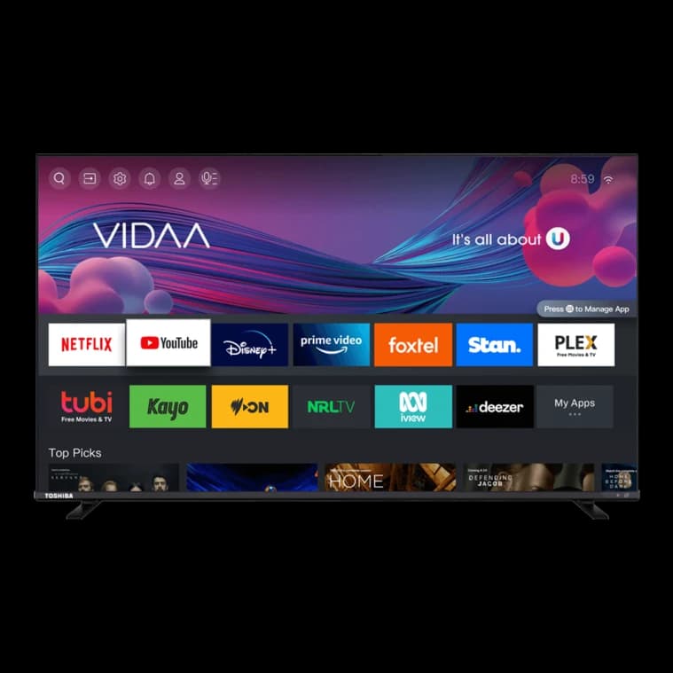 Toshiba 75-inch VIDAA 4K TV (75C350NW)