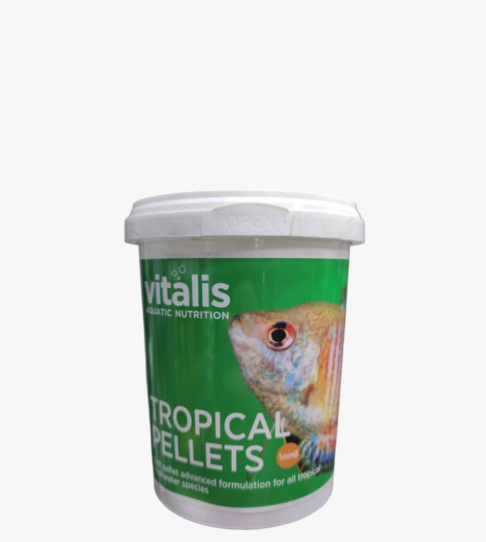 Vitalis Tropical Pellets Fish Food Advanced Design for Tropical Fish Enthusiasts