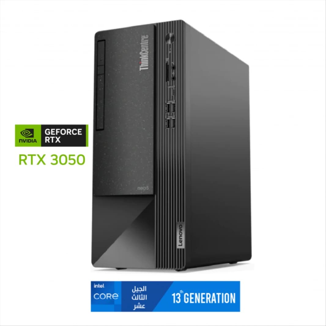 Lenovo ThinkCentre NEO 50t Gen 4 Desktop, Core™ i9-13900, 32GB RAM, RTX 3050 6GB, 512GB SSD