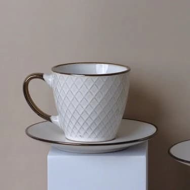 Tea and Milk Cup Serving Set - 12 Pieces