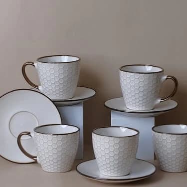 Tea and Milk Serving Set - 12 Pieces