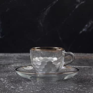 Sadaf Turkish Coffee Serving Set - 12 Pieces