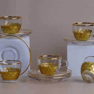 Sadaf Turkish Coffee Serving Set
