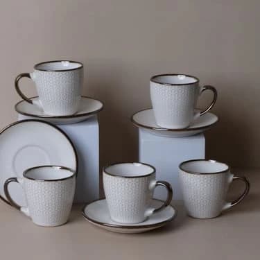 12-Piece Turkish Coffee Cup Set