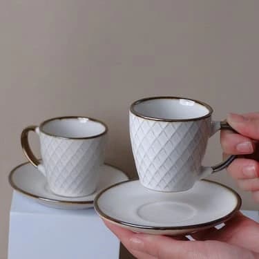 Turkish Coffee Serving Set - 12 Pieces