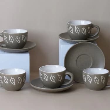 Turkish Coffee Cup Set - 12 Pieces