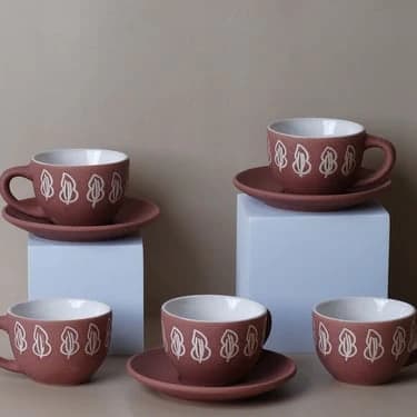 Turkish Coffee Cup Set - 12 Pieces