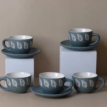 Turkish Coffee Cup Set - 12 Pieces