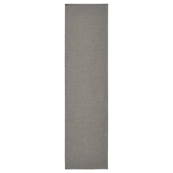 مفرش طاولة، رمادي، 35x130 سم