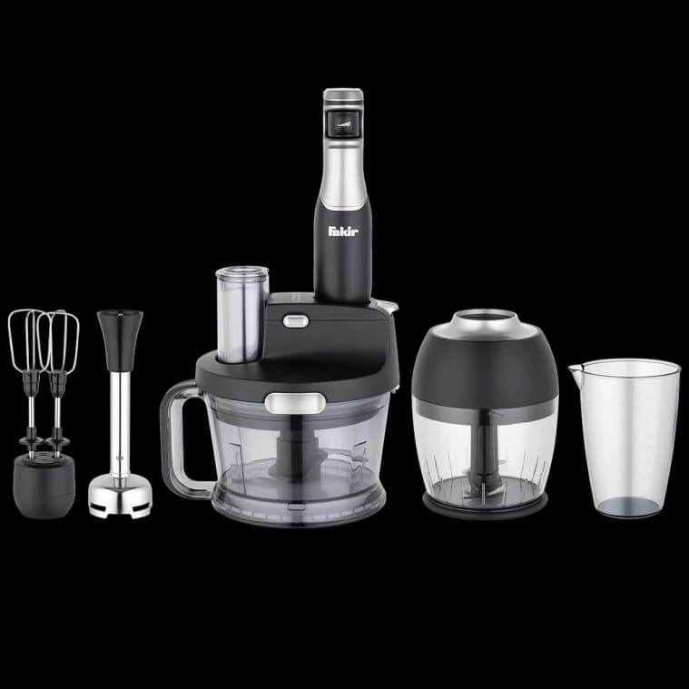 Fakir Speed Multi Hand Blender Set, 1000W, Silver