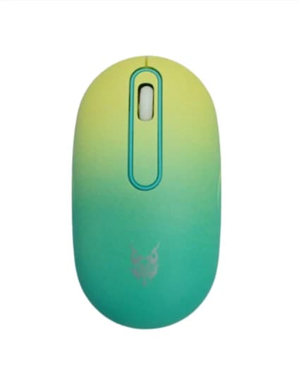 T-19 Colorful Wireless Rechargeable Mouse (Multi-Color)