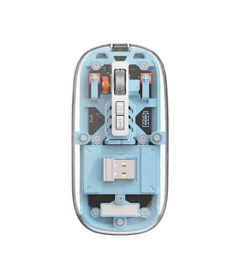 Q-10 Transparent Wireless LED Mouse (Multi-color)